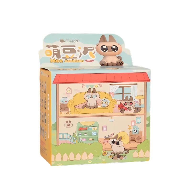 Mô hình Blind box Moe Azukisan Ver 1 Series Mini Bean NOBEKO