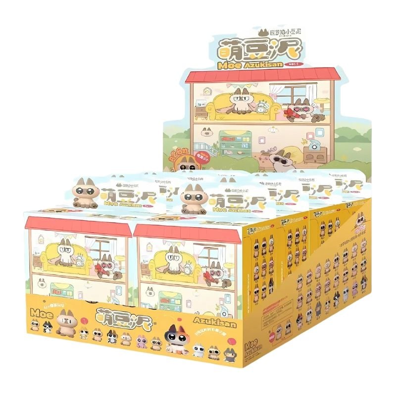 Mô hình Blind box Moe Azukisan Ver 1 Series Mini Bean NOBEKO