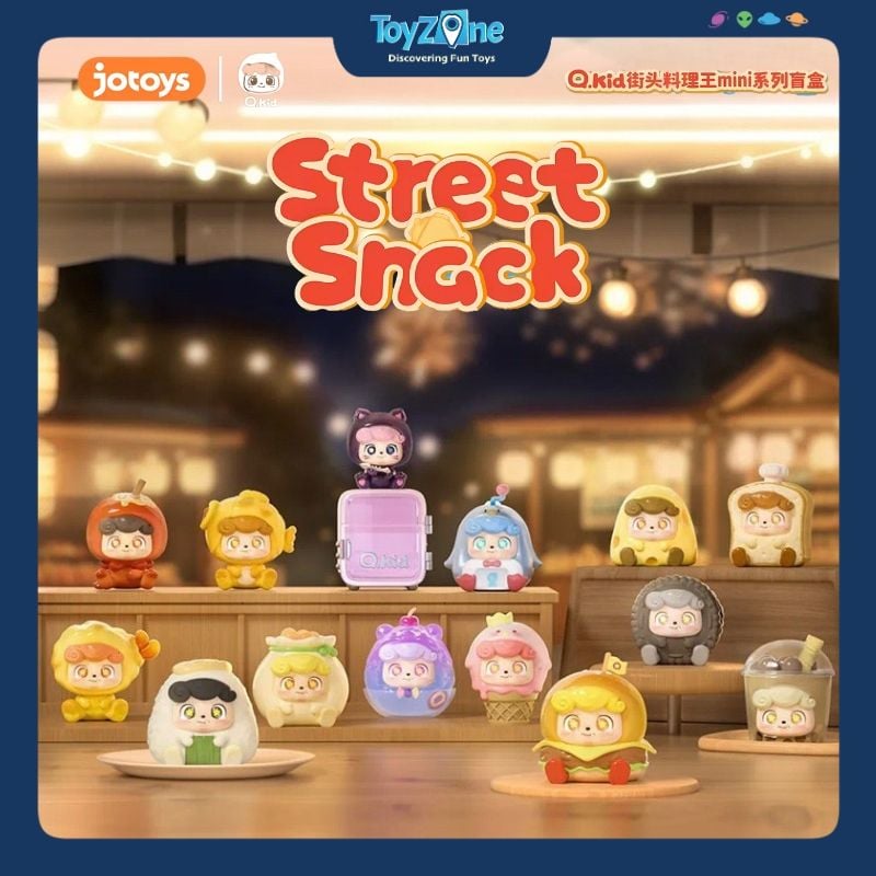 Mô hình đồ chơi Blind box QKid Street Snack ( Ăn Vặt Đường Phố ) JOTOYS