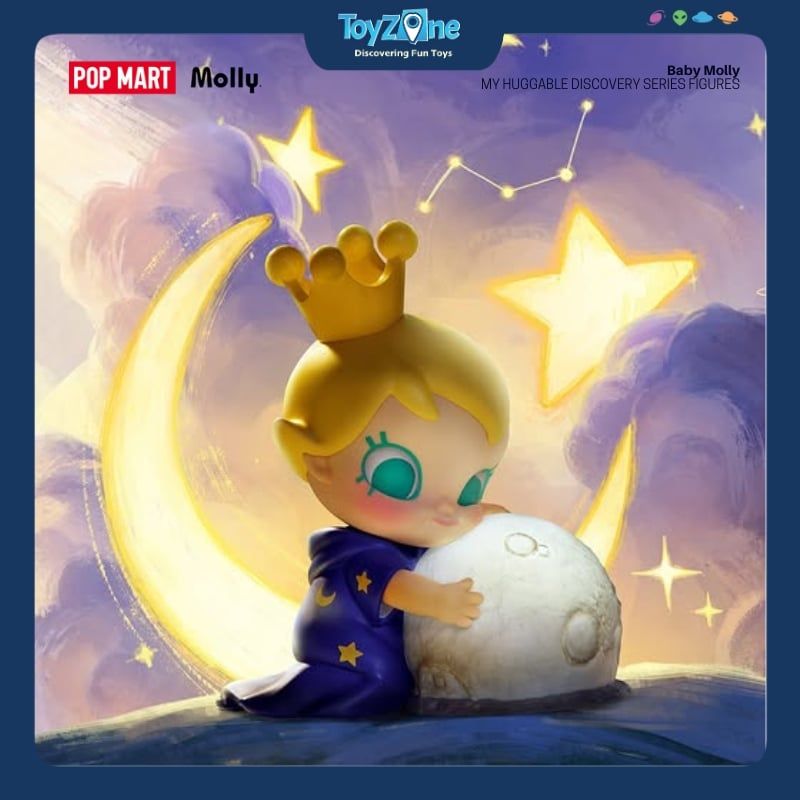 Mô hình đồ chơi Blind box Baby Molly My Huggable Discovery ( Hành Trình Khám Phá Cái Ôm ) POP MART