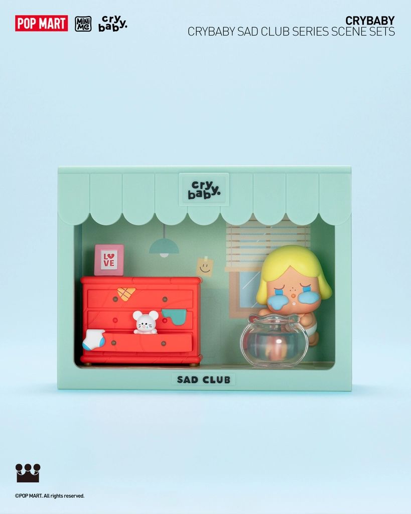 Mô hình đồ chơi Blind box Crybaby Sad Club POP MART