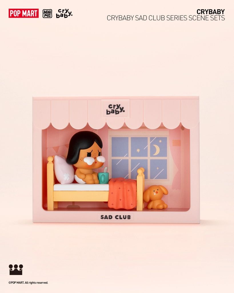 Mô hình đồ chơi Blind box Crybaby Sad Club POP MART