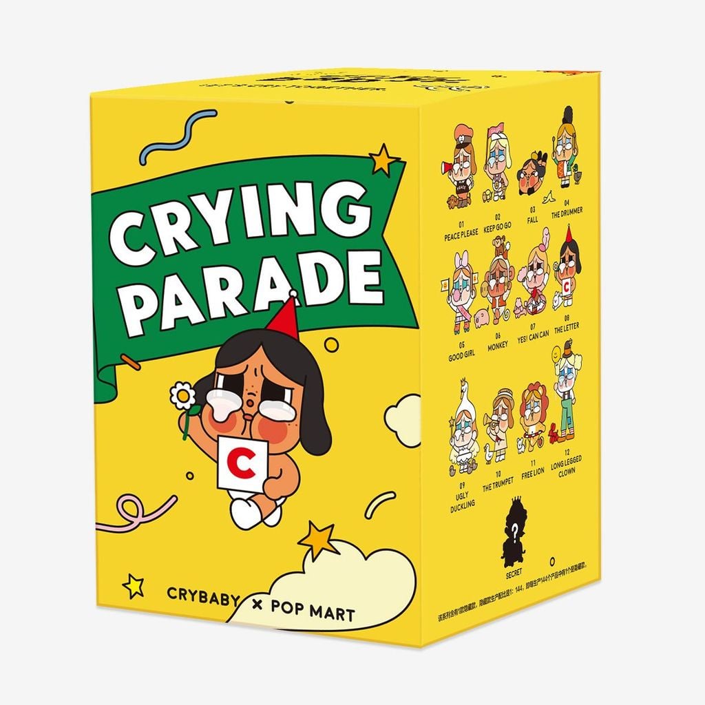 Mô hình đồ chơi Blind box Crybaby Crying Parade Series (Ngày Diễu Hành Cùng Crybaby) - POP MART