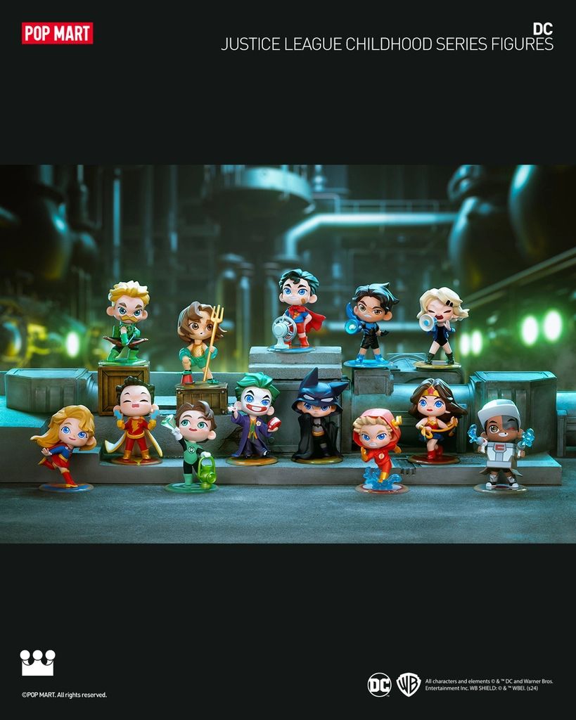 Mô hình đồ chơi Blind box DC Justice League Childhood Series Figures POP MART