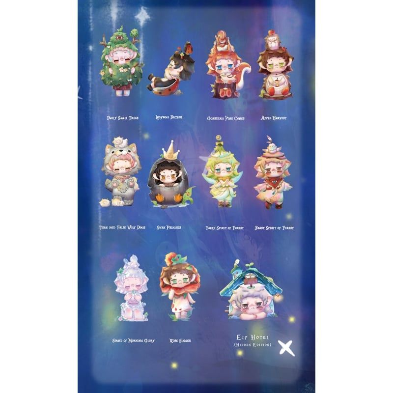 Mô hình đồ chơi Blind box Faya Dual-Forest and Half-Whisper ( Rừng Đôi Và Nửa Lời Thì Thầm ) HEYONE