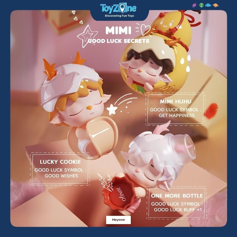 Mô hình đồ chơi Blind box Good Luck Manufacturer Mini ( Nhà Máy May Mắn ) HEYONE