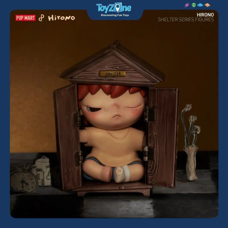 Mô hình đồ chơi Blind box Hirono Shelter Series Figures ( Nơi Trú Ẩn ) POP MART