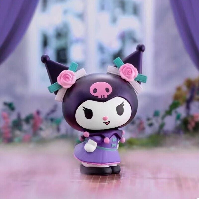 Mô hình đồ chơi Blind box Kuromi Birthday Party ( Tiệc Sinh Nhật Kuromi ) MINISO