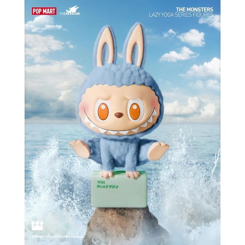 Mô hình đồ chơi Blind box Labubu The Monsters Lazy Yoga POP MART