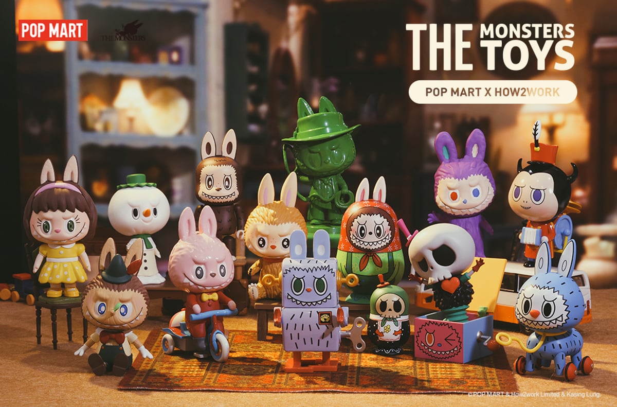 POPMART LabubuZimomo TheMonster ジモモx2box（Mô hình đồ chơi
