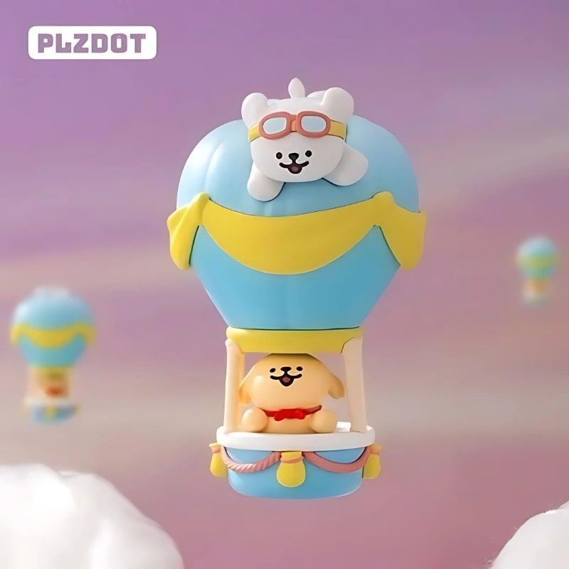 Mô hình đồ chơi Blind box Line Puppy Maltese's Travel Diary ( Nhật Ký Du Lịch ) PLZDOT
