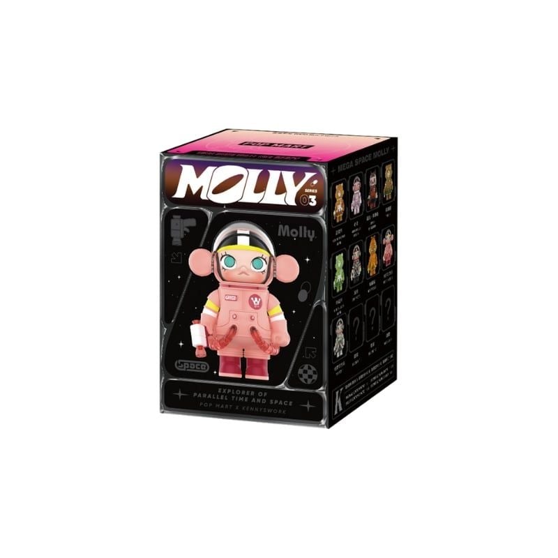 Mô hình đồ chơi Blind box Mega Space Molly 100% Series 3 POP MART