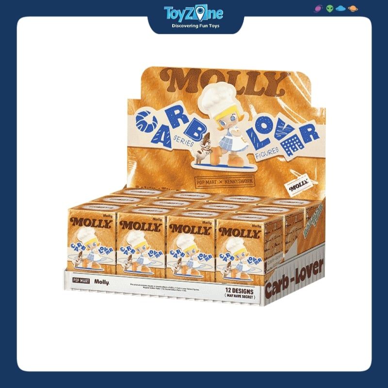 Mô hình đồ chơi Blind box Molly Carb-Lover Series Figures ( Molly Yêu Thích Sự Ngọt Ngào ) POP MART