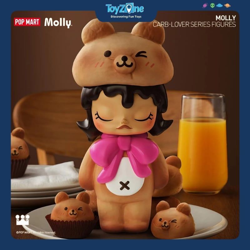 Mô hình đồ chơi Blind box Molly Carb-Lover Series Figures ( Molly Yêu Thích Sự Ngọt Ngào ) POP MART
