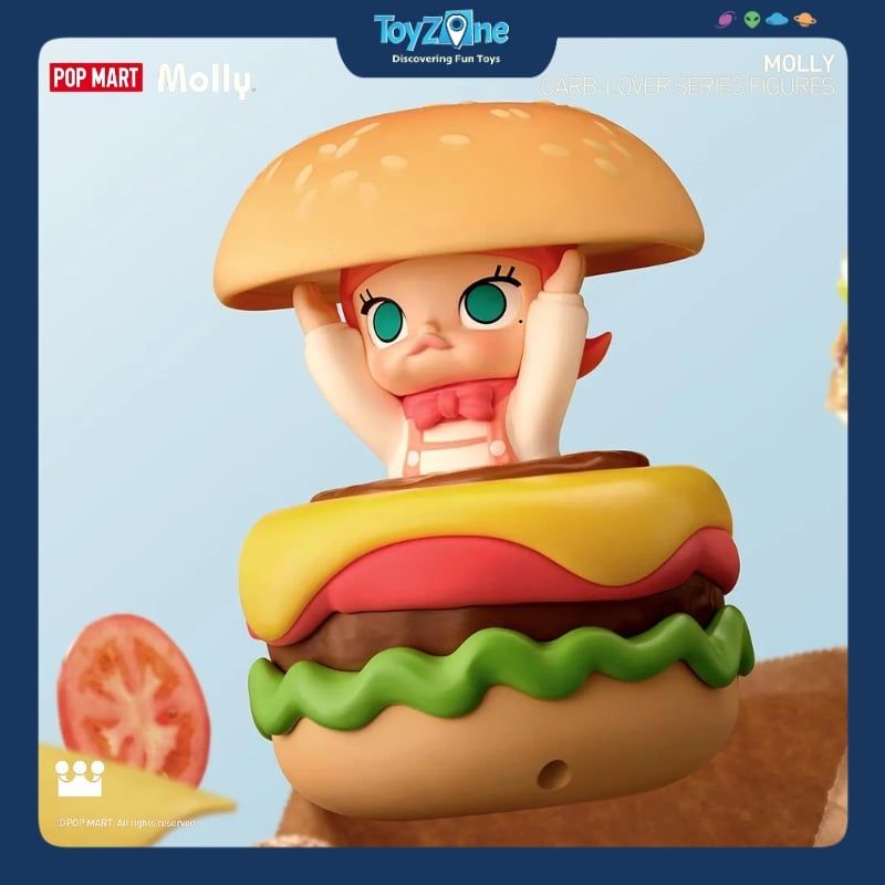 Mô hình đồ chơi Blind box Molly Carb-Lover Series Figures ( Molly Yêu Thích Sự Ngọt Ngào ) POP MART
