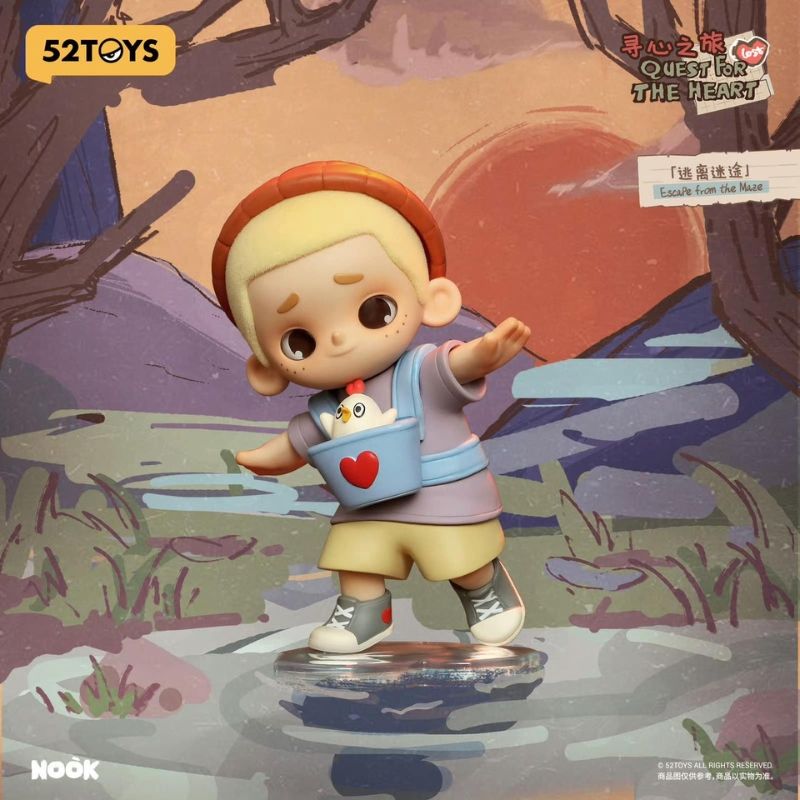 Mô hình đồ chơi Blind box Nook Quest For The Heart ( Hành Trình Tìm Kiếm Trái Tim ) 52TOYS