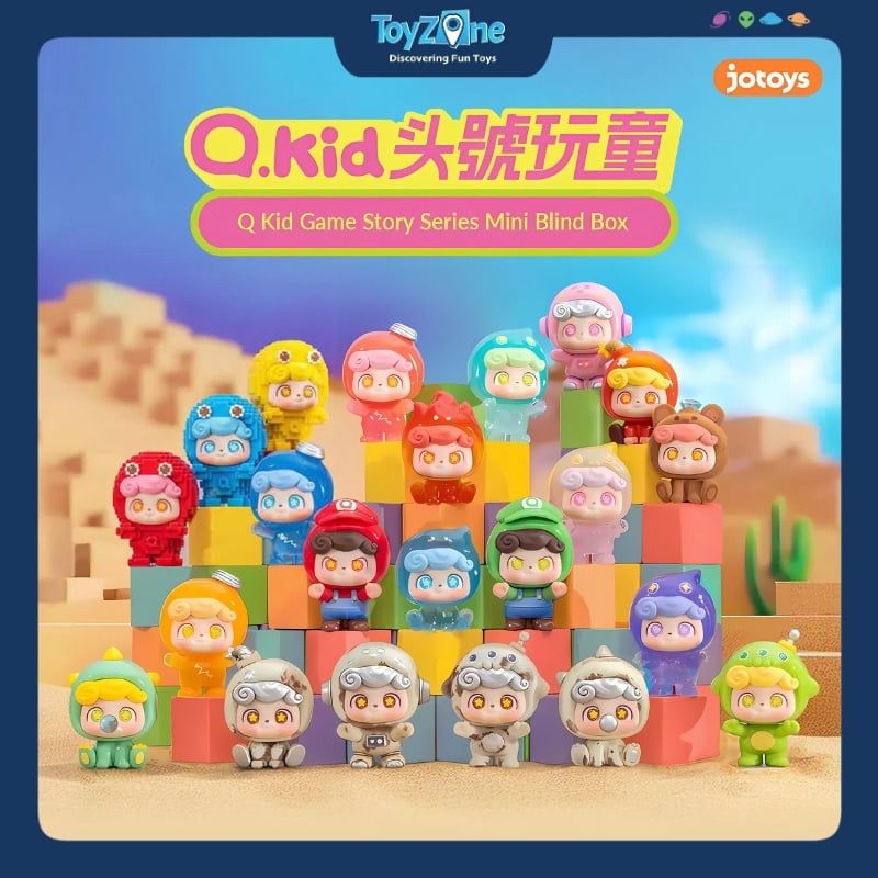 Mô hình đồ chơi Blind box QKid Game Story Mini Series JOTOYS