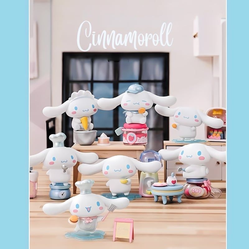 Mô hình đồ chơi Blind box Sanrio Cinnamoroll Cooking MINISO