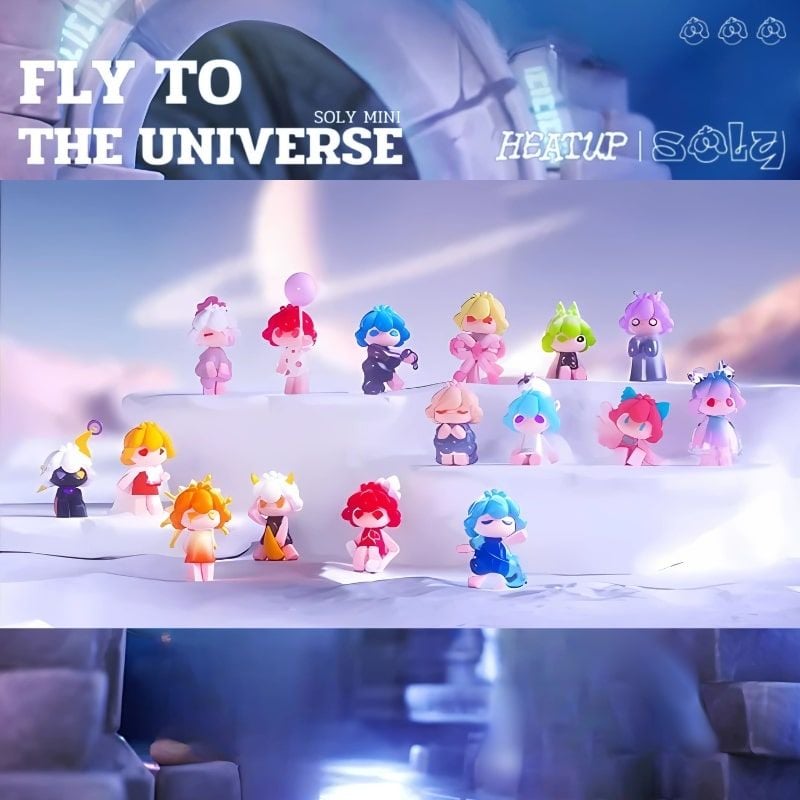 Mô hình đồ chơi Blind box SOLY Fly To The Universe ( Bay Lên Vũ Trụ ) HEYONE