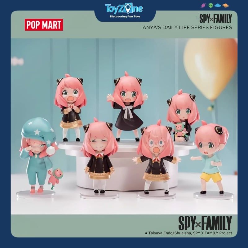 Mô hình đồ chơi Blind box Spy × Family Anya's Daily Life ( Cuộc Sống Hằng Ngày Của Anaya's ) POP MART