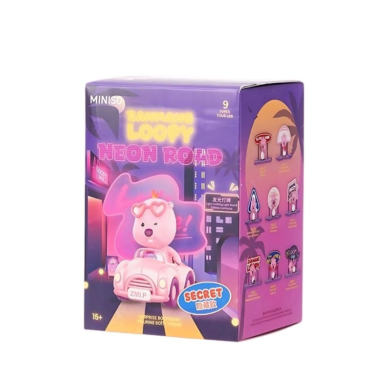 Mô hình đồ chơi Blind box Zanmang Loopy Series Neon Road MINISO