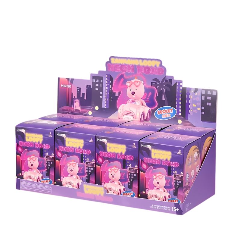 Mô hình đồ chơi Blind box Zanmang Loopy Series Neon Road MINISO