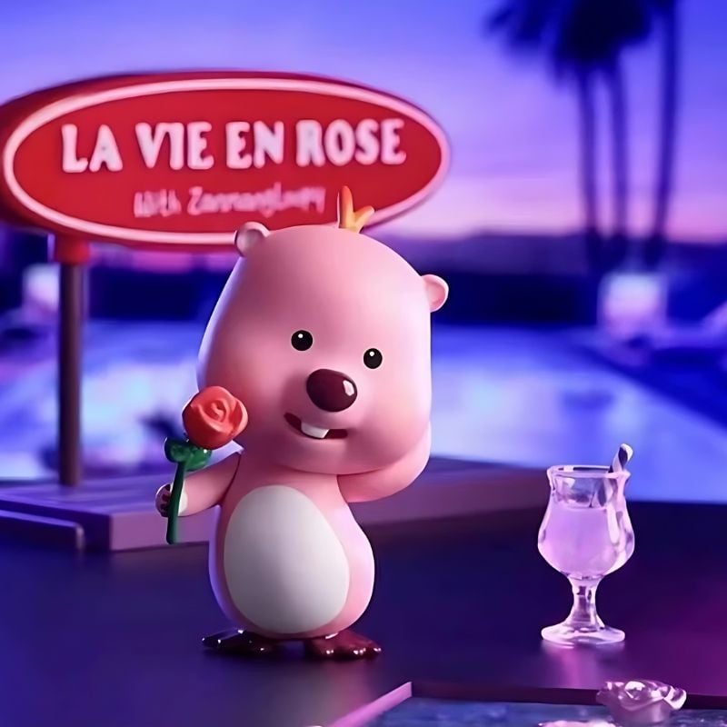 Mô hình đồ chơi Blind box Zanmang Loopy Series Neon Road MINISO