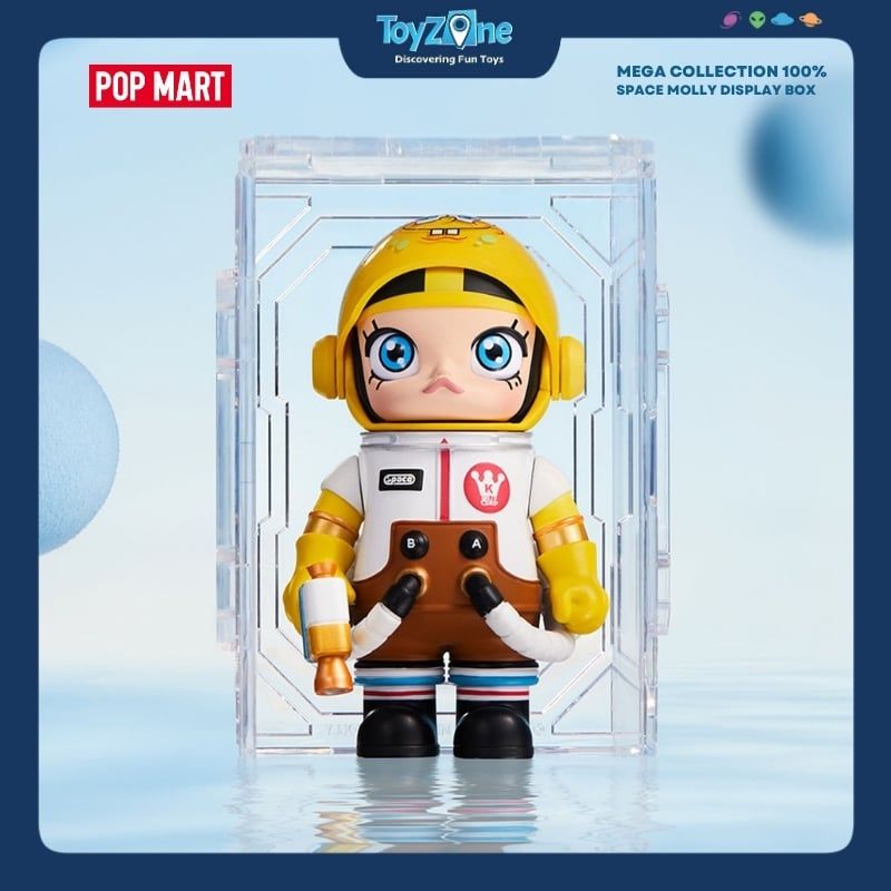 Hộp Trưng Bày Space Molly 100% POP MART