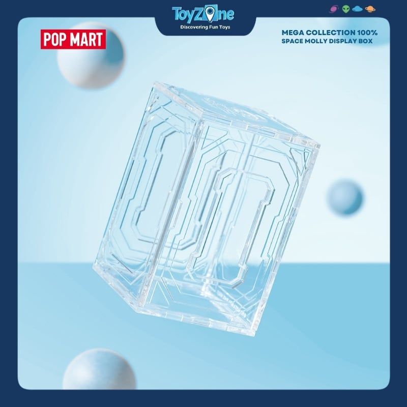 Hộp Trưng Bày Space Molly 100% POP MART
