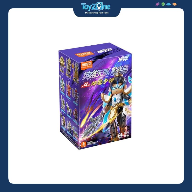 Mô hình đồ chơi Lắp ráp Blind box Herospire Galaxy Version Turbo 04 Clash Of God Model Kits BLOKEES