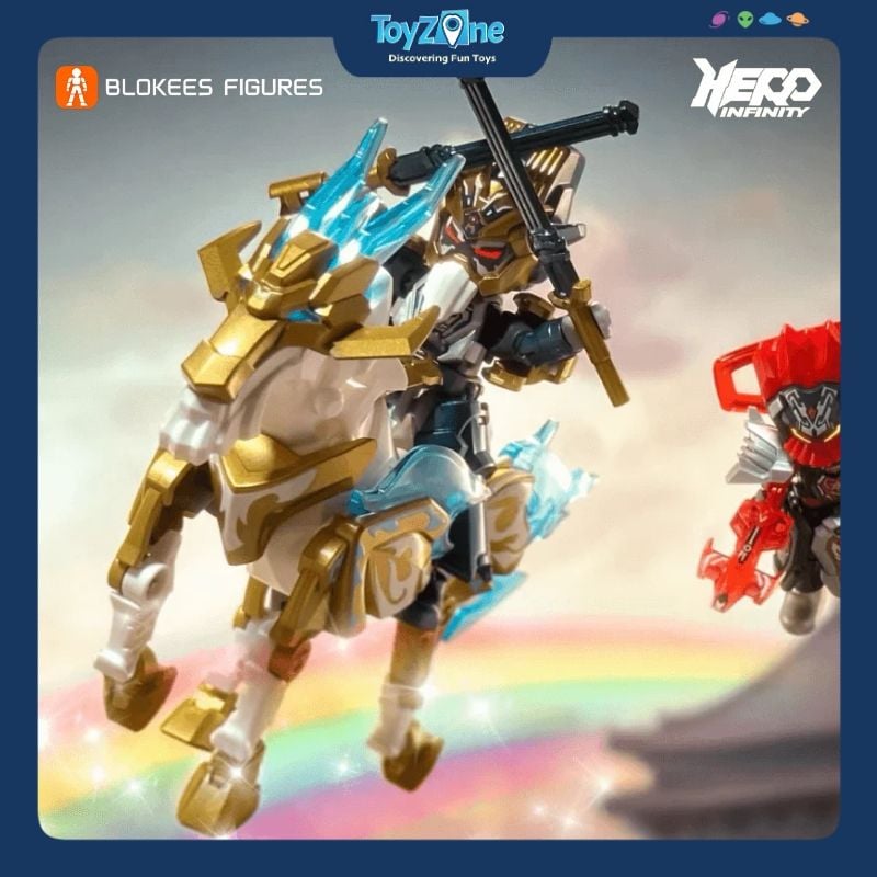 Mô hình đồ chơi Lắp ráp Blind box Herospire Galaxy Version Turbo 04 Clash Of God Model Kits BLOKEES