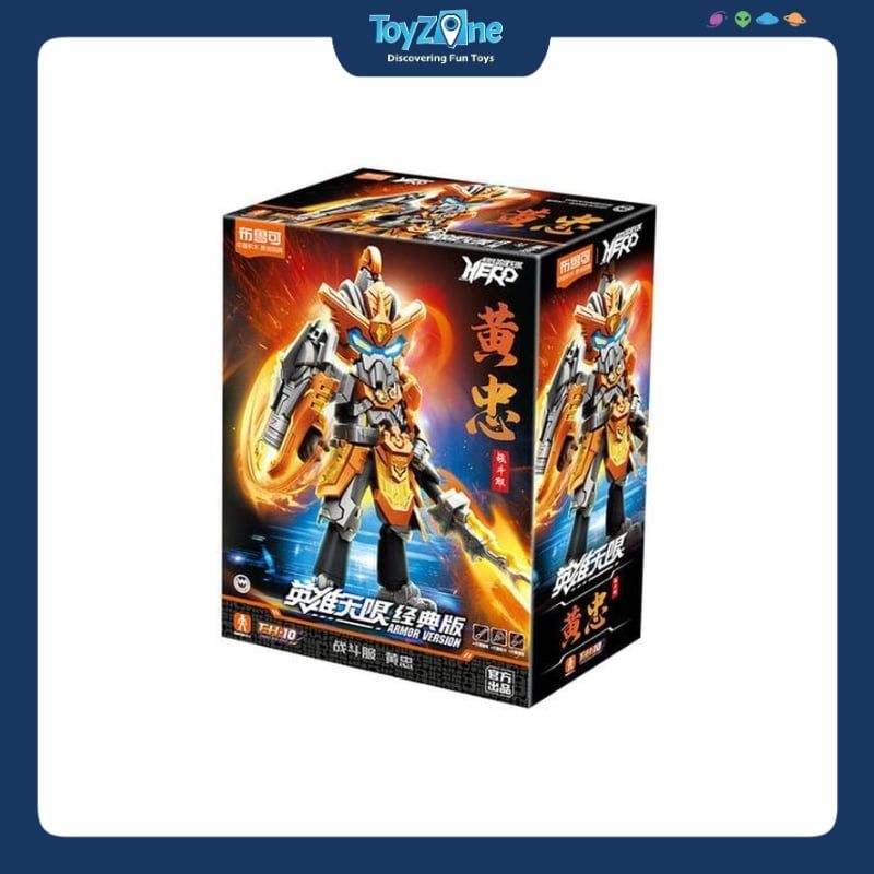 Mô hình đồ chơi Lắp ráp Hero Infinity Armor Version 19 Huang Zhong Battle Suit ( Hoàng Trung ) Model Kits BLOKEES