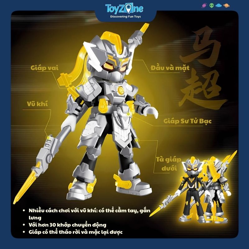 Mô hình đồ chơi Lắp ráp Hero Infinity Armor Version 18 Ma Chao Battle Suit ( Mã Siêu ) Model Kits BLOKEES