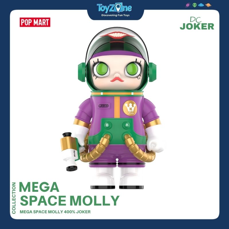Mô hình đồ chơi Mega Space Molly 400% Joker POP MART