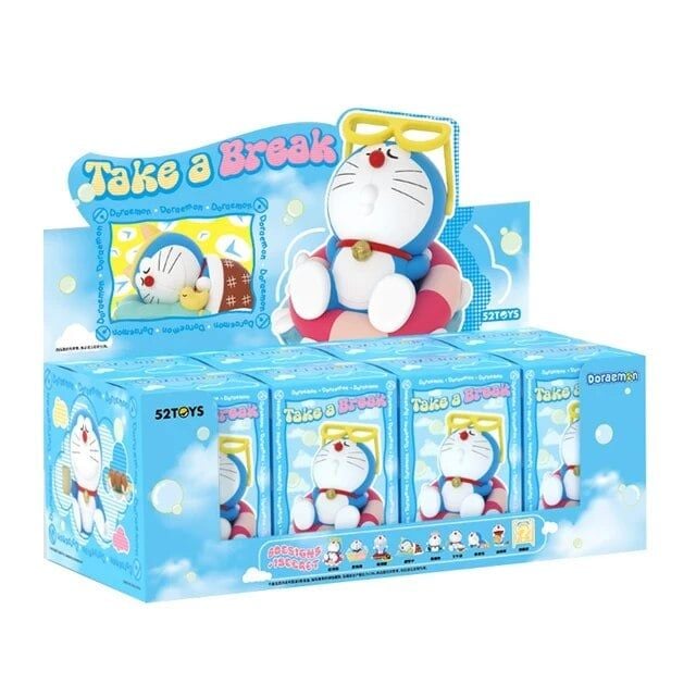 Mô hình đồ chơi Blind box Doraemon Take A Break Series 2 (Giờ Giải Lao Của Doraemon) 52TOYS