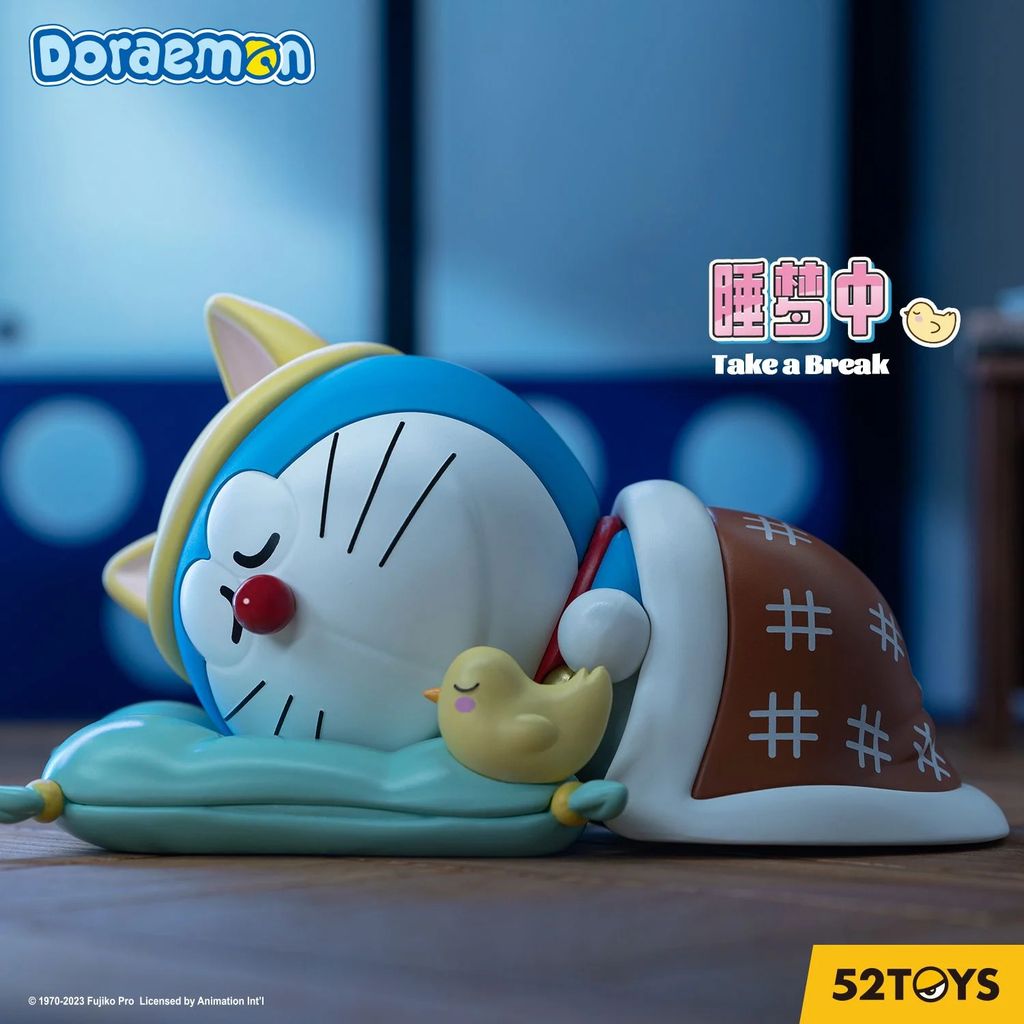 Mô hình đồ chơi Blind box Doraemon Take A Break Series 2 (Giờ Giải Lao Của Doraemon) 52TOYS