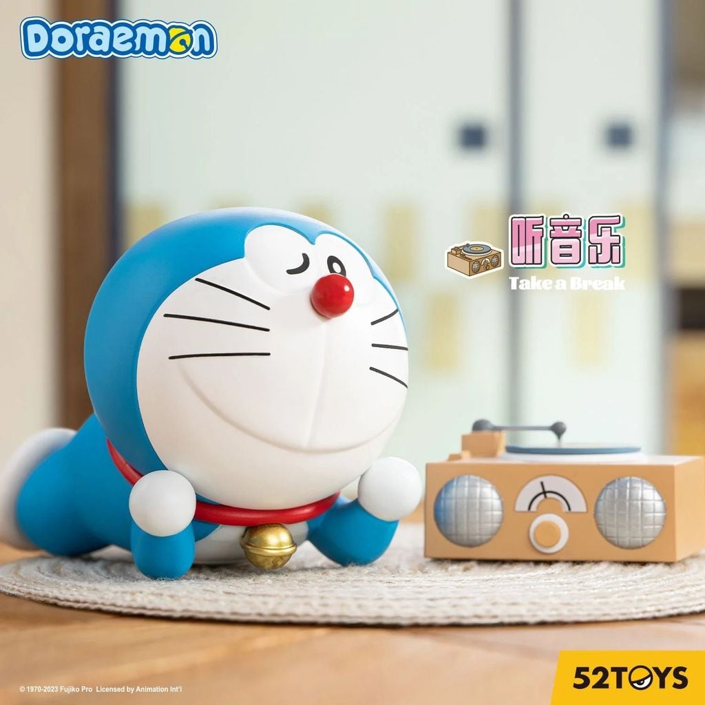 Mô hình đồ chơi Blind box Doraemon Take A Break Series 2 (Giờ Giải Lao Của Doraemon) 52TOYS