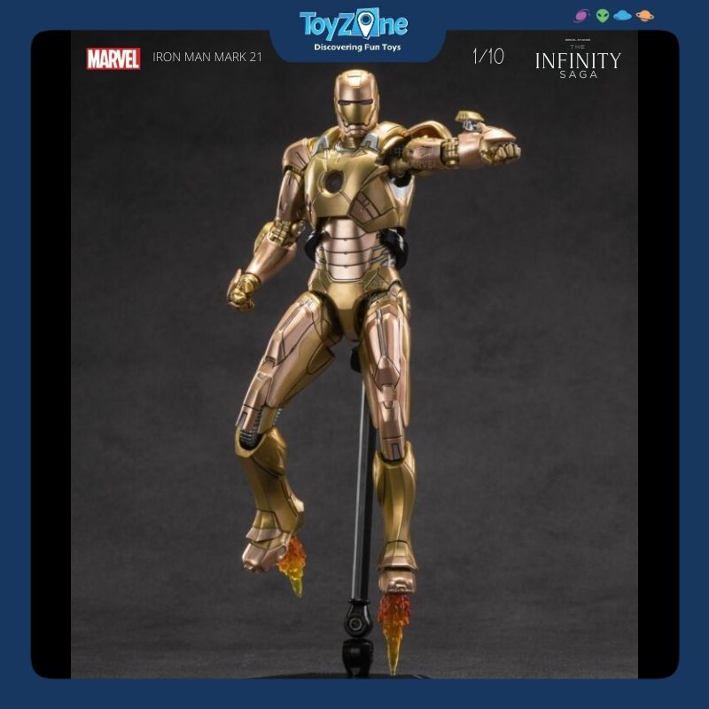 Mô hình Iron Man Mark 21 ( MK21 ) Midas 1:10 ZD TOYS