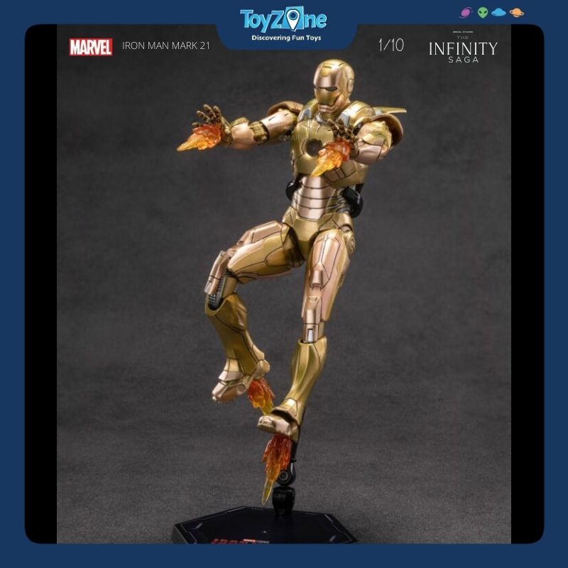 Mô hình Iron Man Mark 21 ( MK21 ) Midas 1:10 ZD TOYS