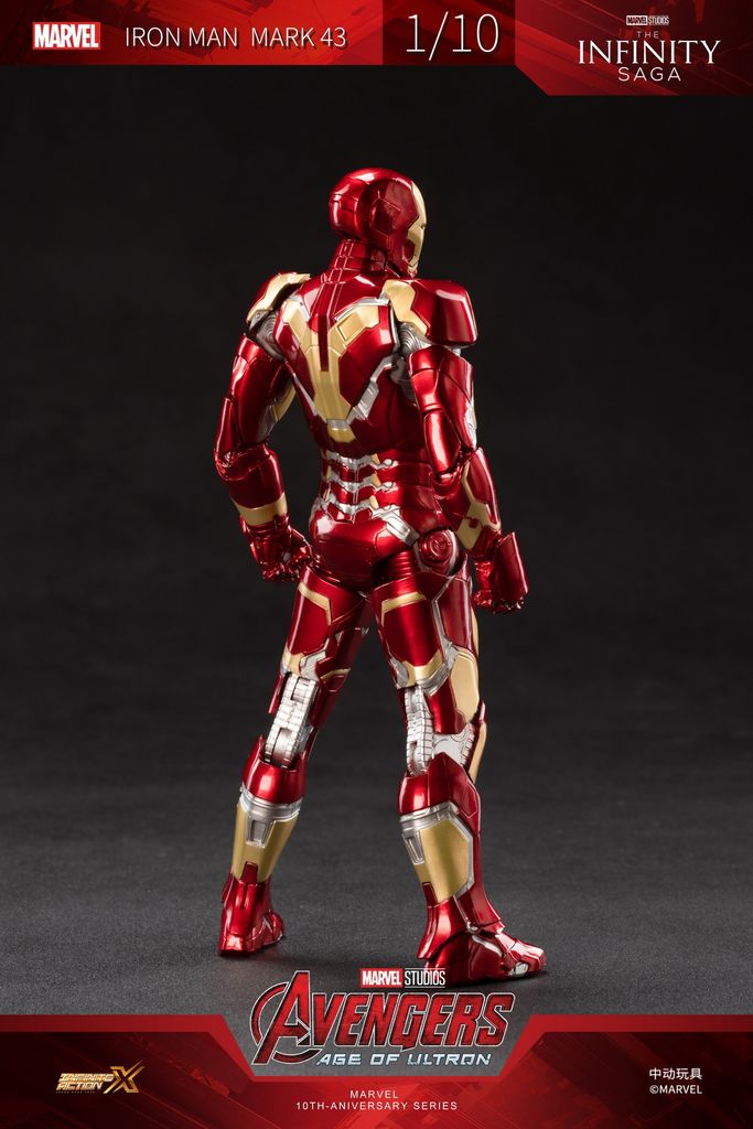 Mô hình Iron Man Mark 43 (MK43) 1:10 ZDToys