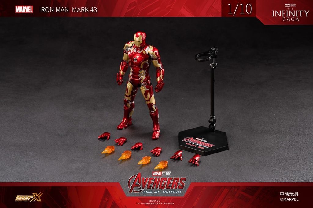 Mô hình Iron Man Mark 43 (MK43) 1:10 ZDToys