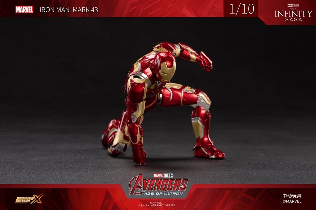 Mô hình Iron Man Mark 43 (MK43) 1:10 ZDToys