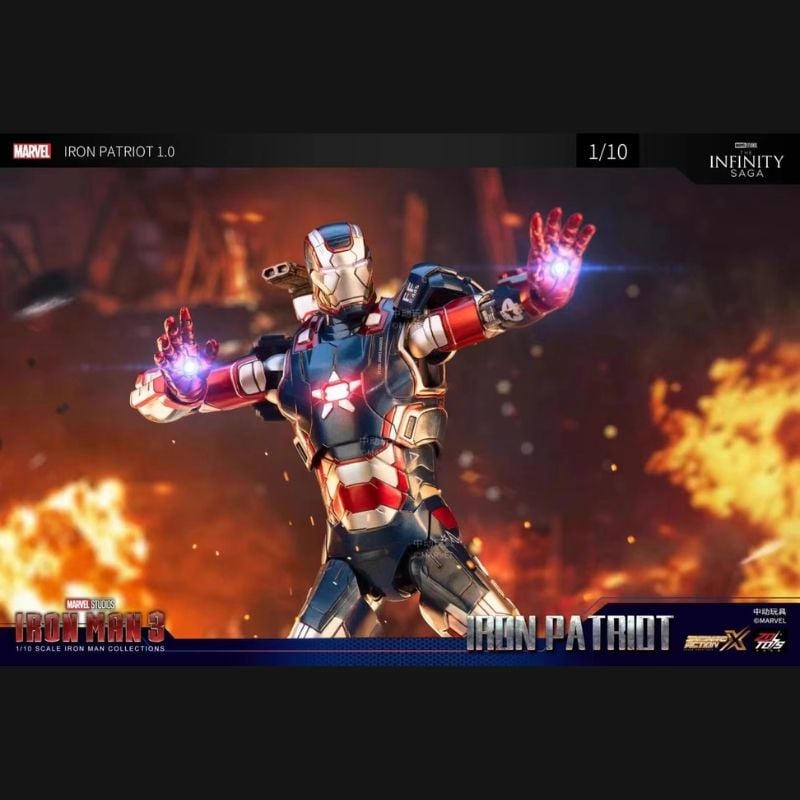 Mô hình Iron Patriot 1.0 1:10 ZDToys
