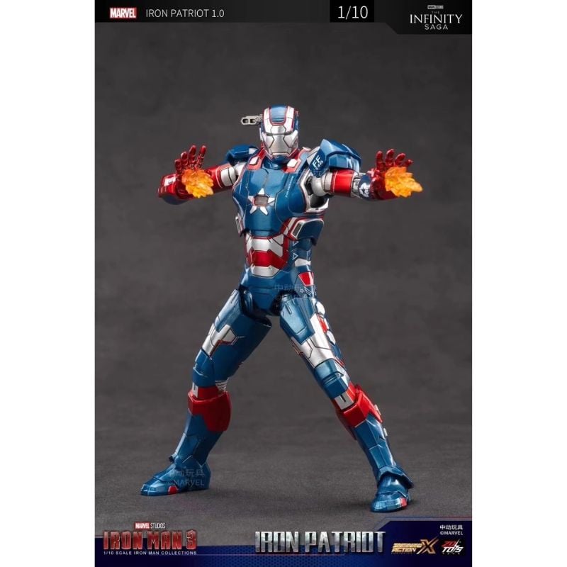 Mô hình Iron Patriot 1.0 1:10 ZDToys