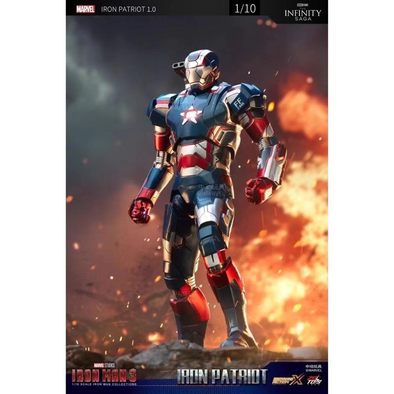 Mô hình Iron Patriot 1.0 1:10 ZDToys