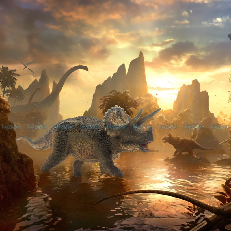 Mô hình Khủng Long 3 Sừng Triceratops ( Tam giác long ) - T5008 - TNG