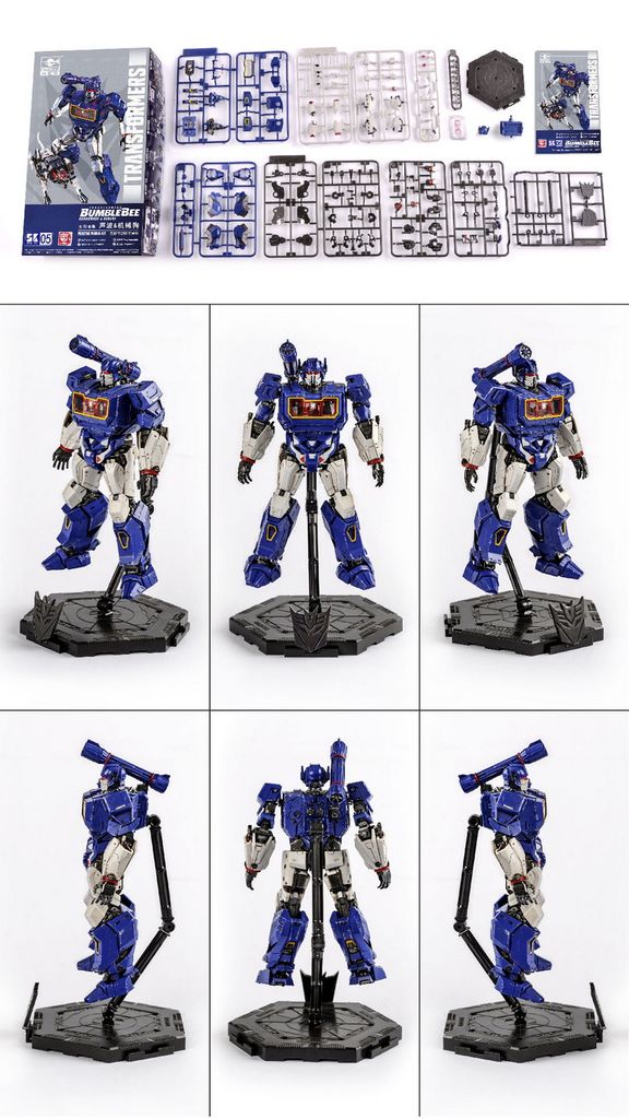 Mô hình kit Transformers Smart Kit 05 Soundwave & Ravage Trumpeter