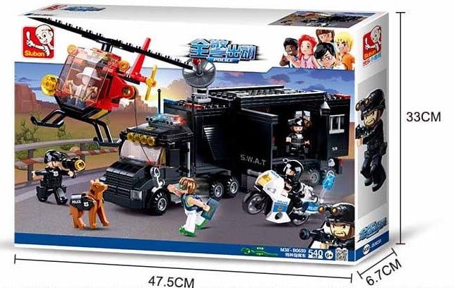 Bộ đồ chơi lắp ráp mô hình Cảnh Sát Sluban