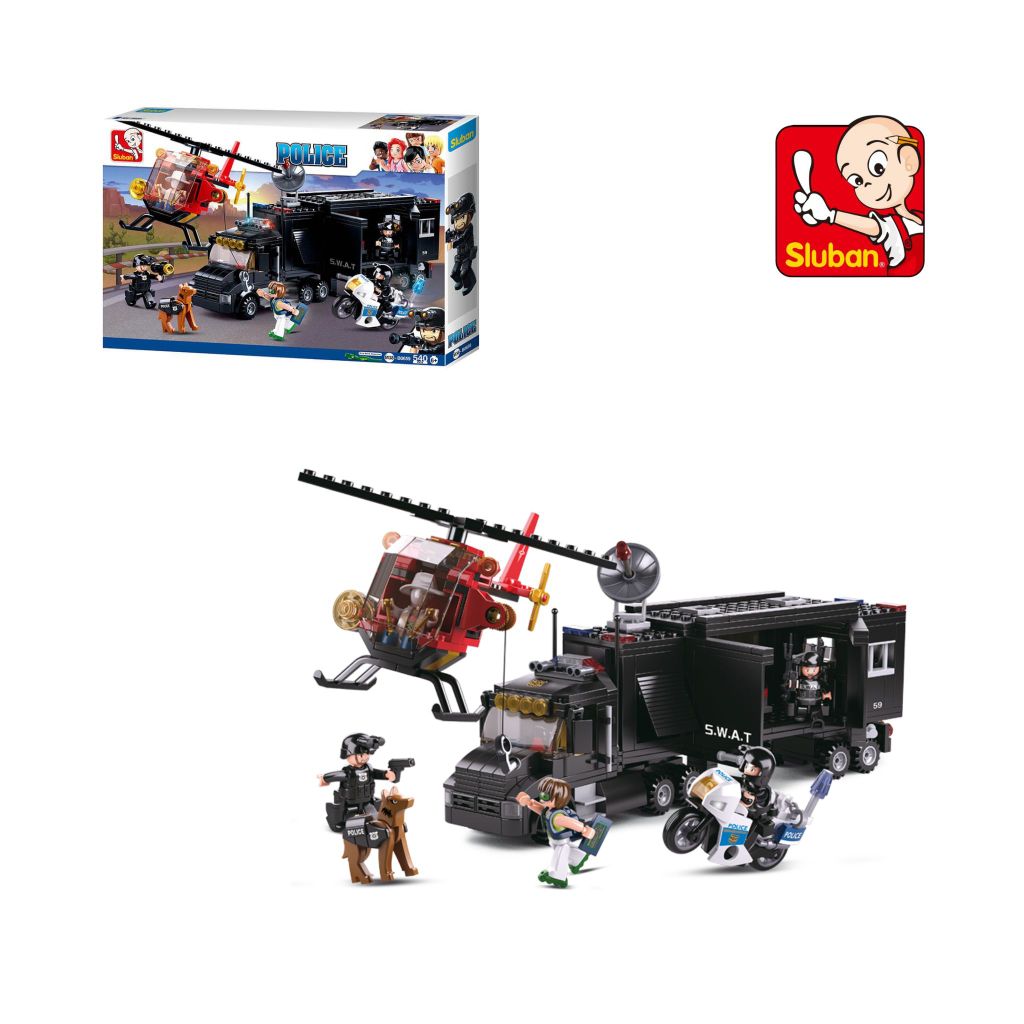 Bộ đồ chơi lắp ráp mô hình Cảnh Sát Sluban
