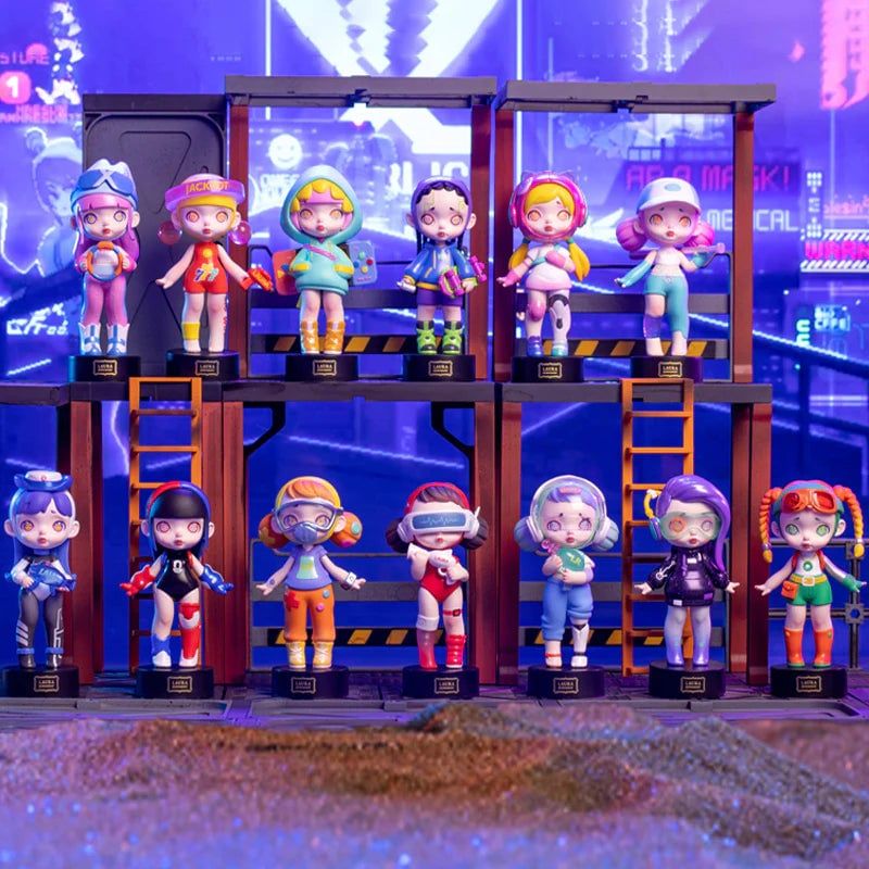 Mô hình đồ chơi Blind box Laura Cyberpunk Series ( Laura Khoa Học ) TOYCITY